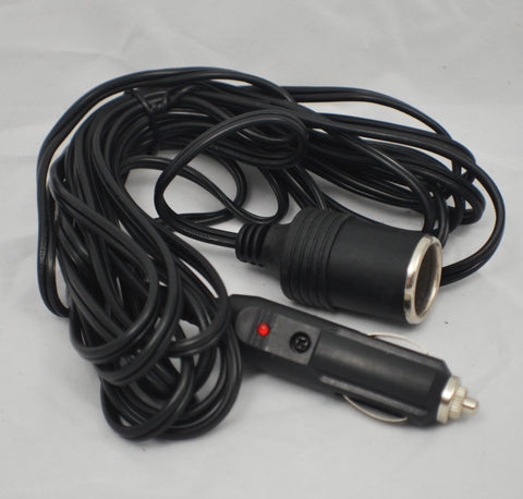 5 Metre Extension Lead with Cigarette Socket and Cigarette Plug
