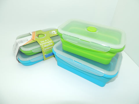 Collapsible Rectangle Containers