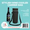 JSK - Stylish Single Wine Bottle Cooler Bag